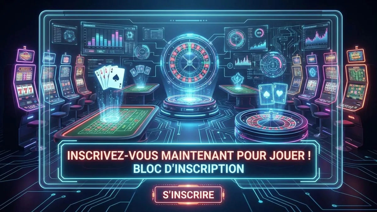 Inscription avec bonus